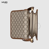  Túi Gucci Đeo Chéo Nâu Vân Mono 3 Ngăn 67162092TCG 8563 