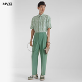  SƠ MI FENDI CỘC TAY XANH GREEN VÂN FF FS0795AR62F1MTQ 