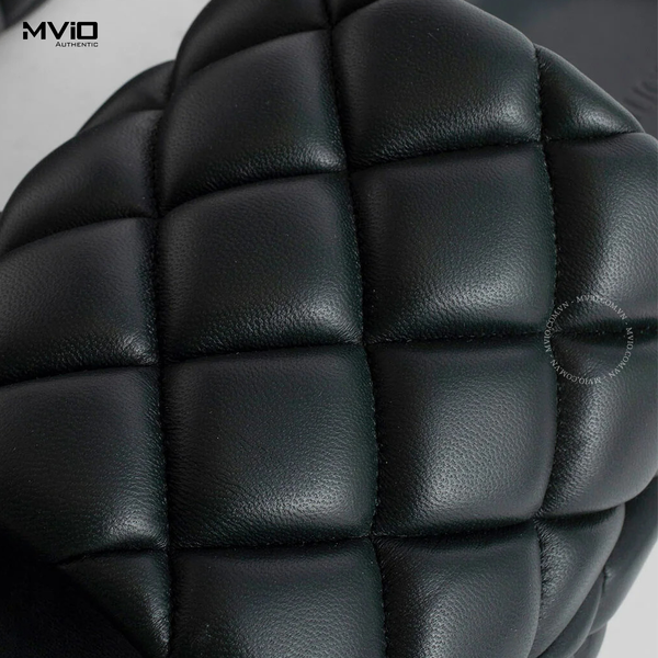  Dép Bottega Veneta Xanh Green Da Đan 709004VBRR014615A22 