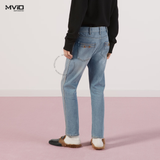  Jean Gucci Xanh Trơn Khoá Horsebit Gold Túi Sau 681289 XDBQ5 