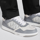  SNEAKER DIOR B27 GREY VÂN OBLIQUE CHÌM  3SN272LIJ89041 