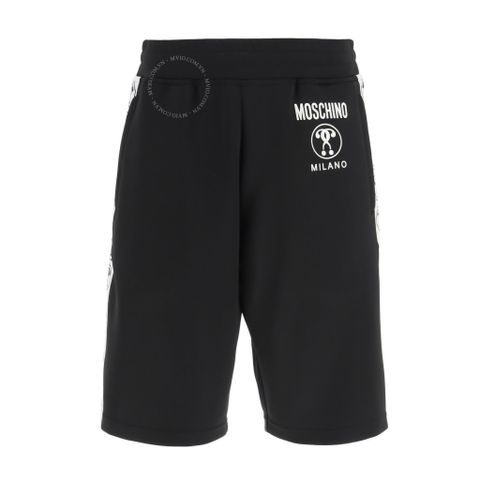  Short Moschino Đen Viền Trắng J30512029 1555 