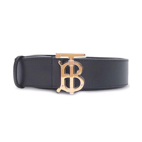  Belt Burberry Đen Logo TB Trong Suốt 8051512 