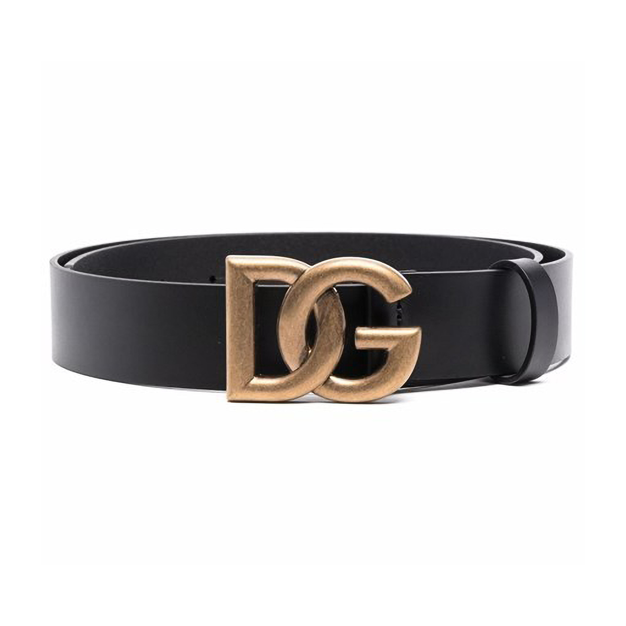 Belt Dolce Gabbana Đen Logo Vàng BC4644AX62280999