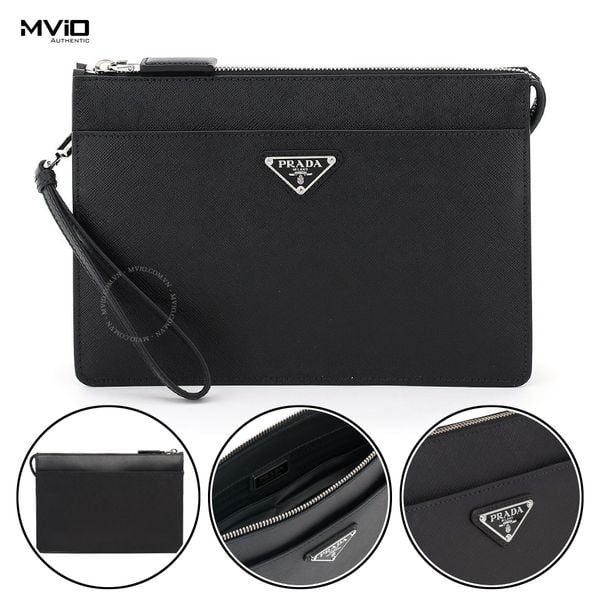  Clutch Prada Đen Nero 2Vf032U00I972 