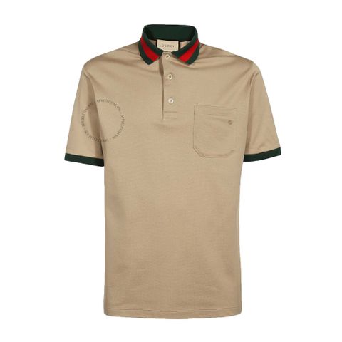  Polo Gucci Be Cổ Cờ Xanh Đỏ 701735 Xjelt 