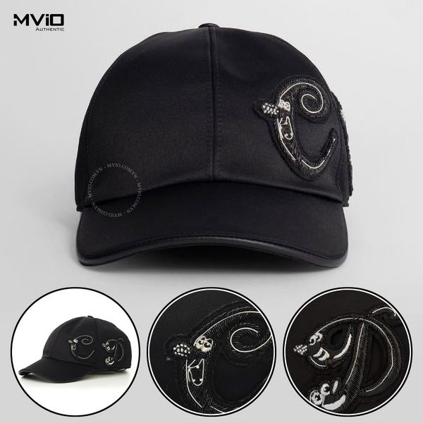  Mũ Dior Đen Chữ Cd Lệch 023C909G0193 