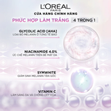  Kem Dưỡng L'Oreal Paris Glycolic-Bright 50ml - Mờ Thâm Nám, Sáng Da Ban Ngày SPF 17 / Ban Đêm 