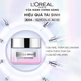  Kem Dưỡng L'Oreal Paris Glycolic-Bright 50ml - Mờ Thâm Nám, Sáng Da Ban Ngày SPF 17 / Ban Đêm 