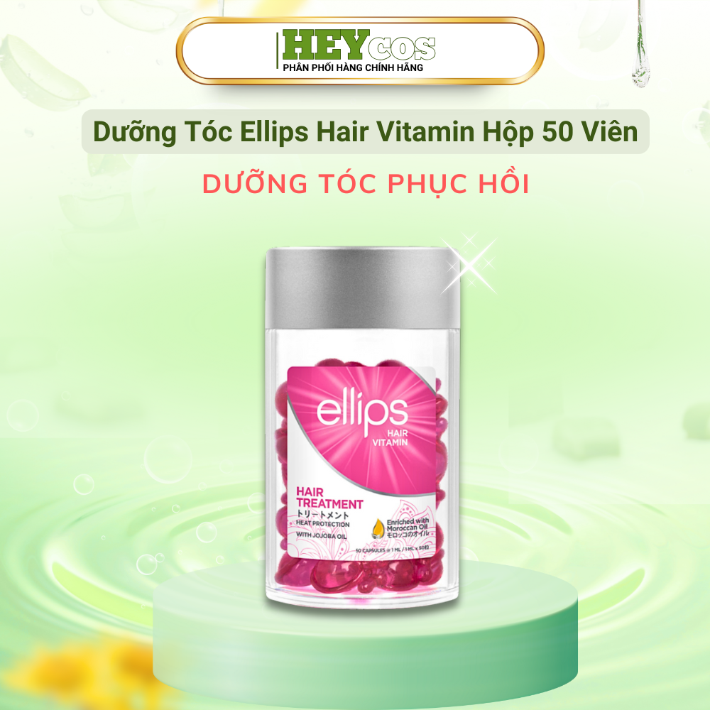  Serum Dưỡng Tóc Ellips Hair Vitamin (Hộp 50 Viên) 