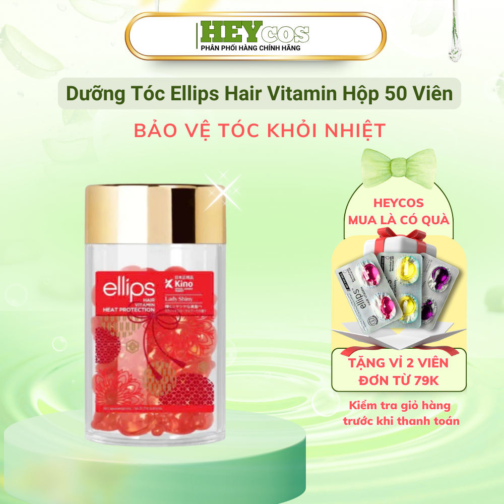  Serum Dưỡng Tóc Ellips Hair Vitamin (Hộp 50 Viên) 