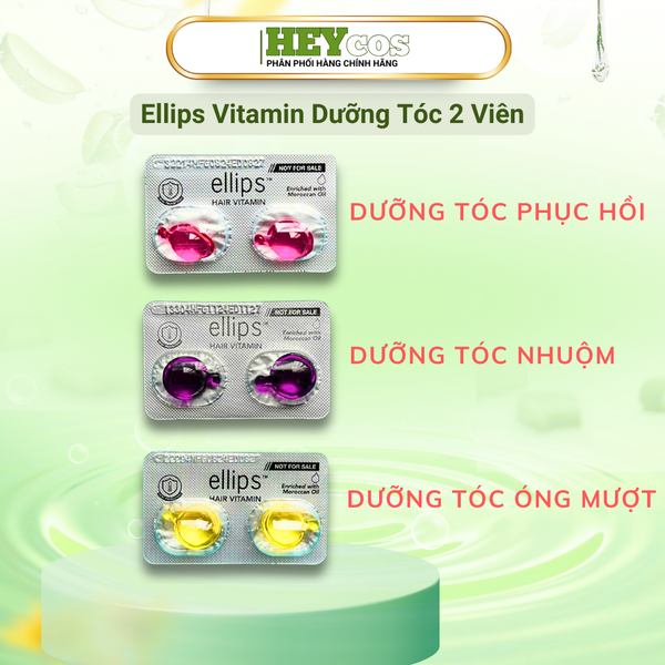 Ellips Vitamin Dưỡng Tóc 2 Viên 