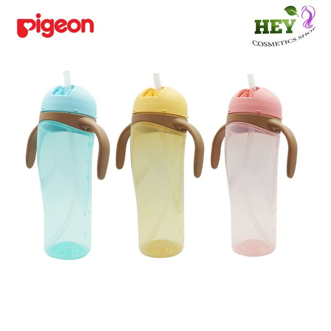 PIGEON BÌNH UỐNG NƯỚC ỐNG HÚT CÓ TAY CẦM 330ML