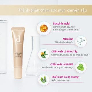  Tinh chất giảm mụn và làm mờ vết thâm D Program Acne Care Spot Essence 15g 