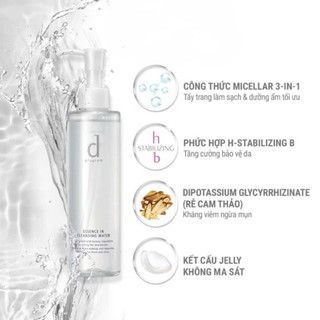  Nước tẩy trang dưỡng da Essence Cleansing Water d program 180ml 