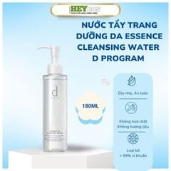 Nước tẩy trang dưỡng da Essence Cleansing Water d program 180ml