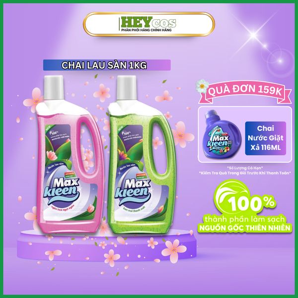  Chai Nước Lau Sàn MaxKleen 1Kg | HEYCOS 