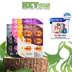 [CHÍNH HÃNG] Vỉ 6 Viên Tinh Dầu Dưỡng Tóc Ellips Đa Vitamin Nuôi Dưỡng Tóc