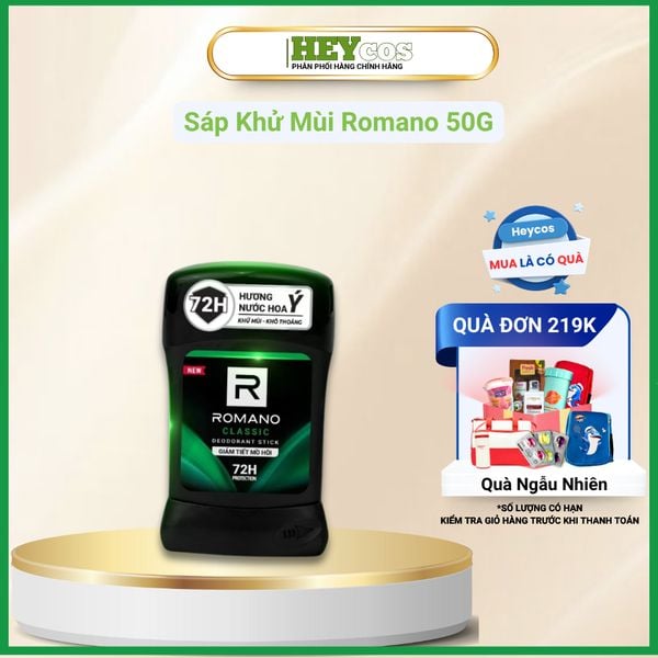  Sáp ngăn mùi cho nam Romano 50g 