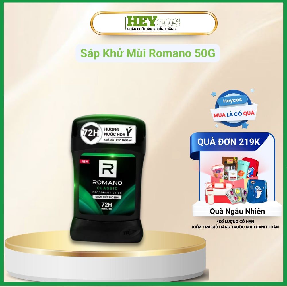  Sáp ngăn mùi cho nam Romano 50g 