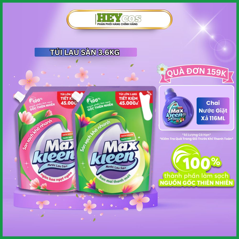  Túi Nước Lau Sàn MaxKleen 3.6kg | HEYCOS 