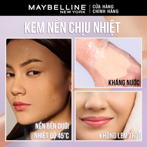  Kem Nền Bắt Sáng Superstay Lumi Matte 30H Che Phủ Siêu Nhẹ Mặt Maybelline New York 35ml 