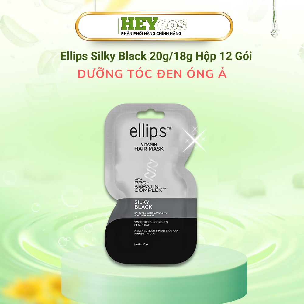  Kem Ủ Tóc Ellips Vitamin Hair Mask with Pro-Keratin Complex 12 Gói 