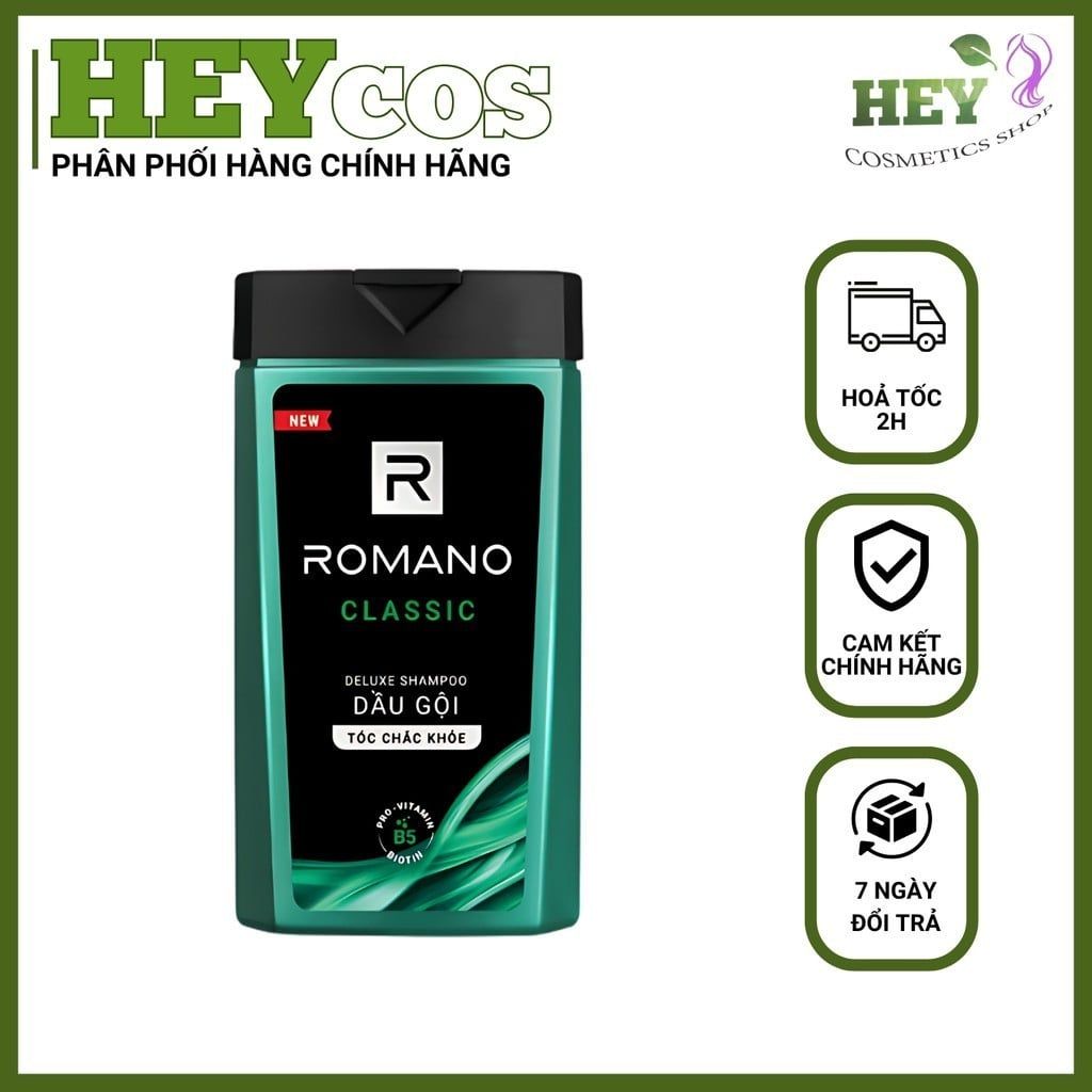  Dầu Gội Romano Hương Nước Hoa 380g 