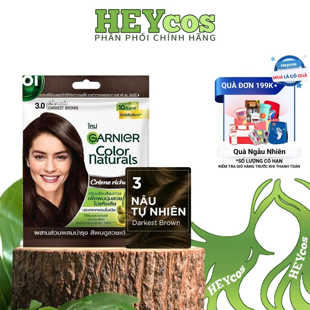  [CHÍNH HÃNG] Kem Nhuộm Tóc Garnier Color Naturals Ultra Colors – Gói Tự Nhuộm Tóc Tại Nhà 