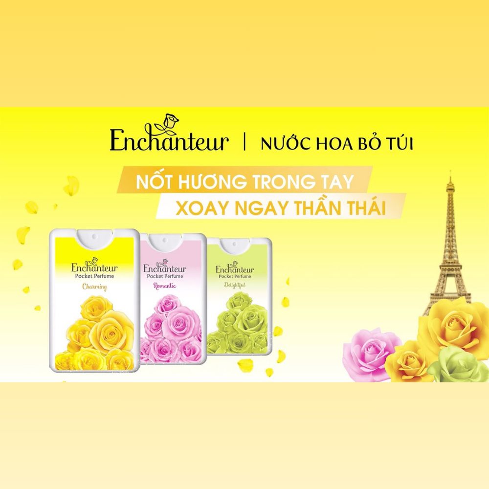  Nước Hoa Bỏ Túi Enchanteur 18ml - Siêu Tiện Lợi | HEYCOS 