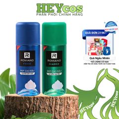 [CHÍNH HÃNG] Combo Bọt Cạo Râu Romano 175ml – Force & Classic