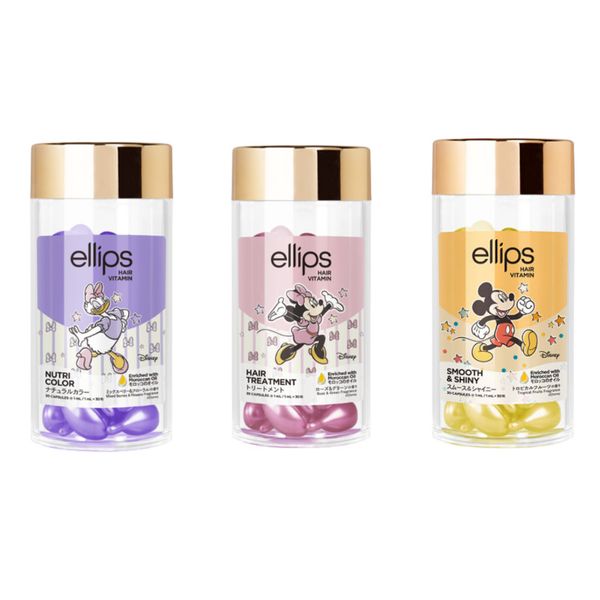  [TẶNG 2 VIÊN SERUM] (Hộp 30 Viên) Serum Dưỡng Tóc Ellips Hair Vitamin 