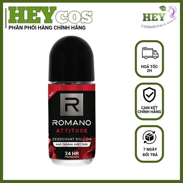  Lăn Khử Mùi Romano 25ml | HEYCOS 