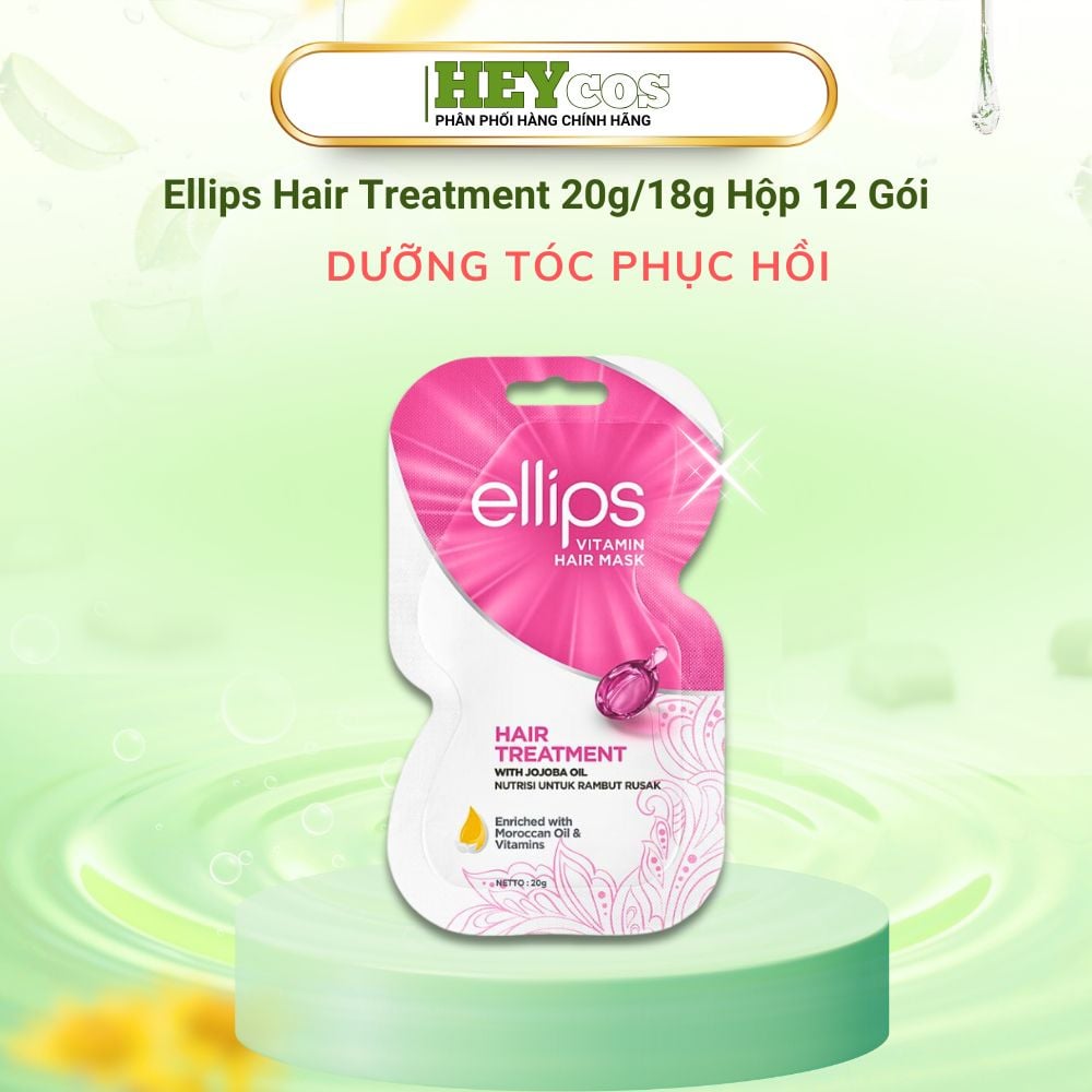  Kem Ủ Tóc Ellips Vitamin Hair Mask with Pro-Keratin Complex 12 Gói 
