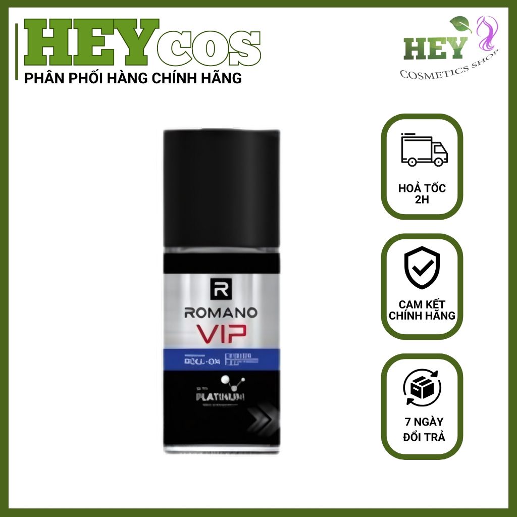 Lăn Khử Mùi Cao Cấp Romano VIP 50ml 