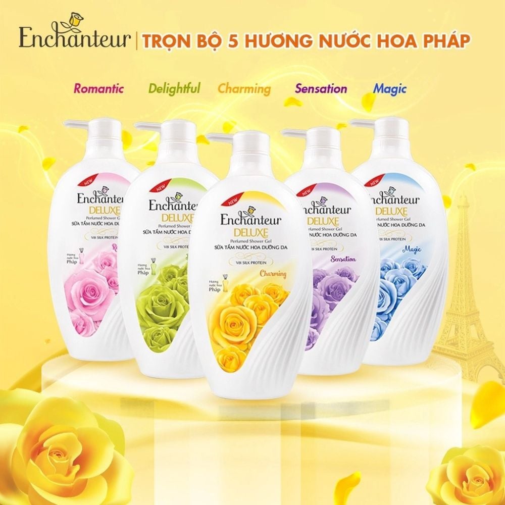  Sữa tắm nước hoa Enchanteur 180g | HEYCOS 