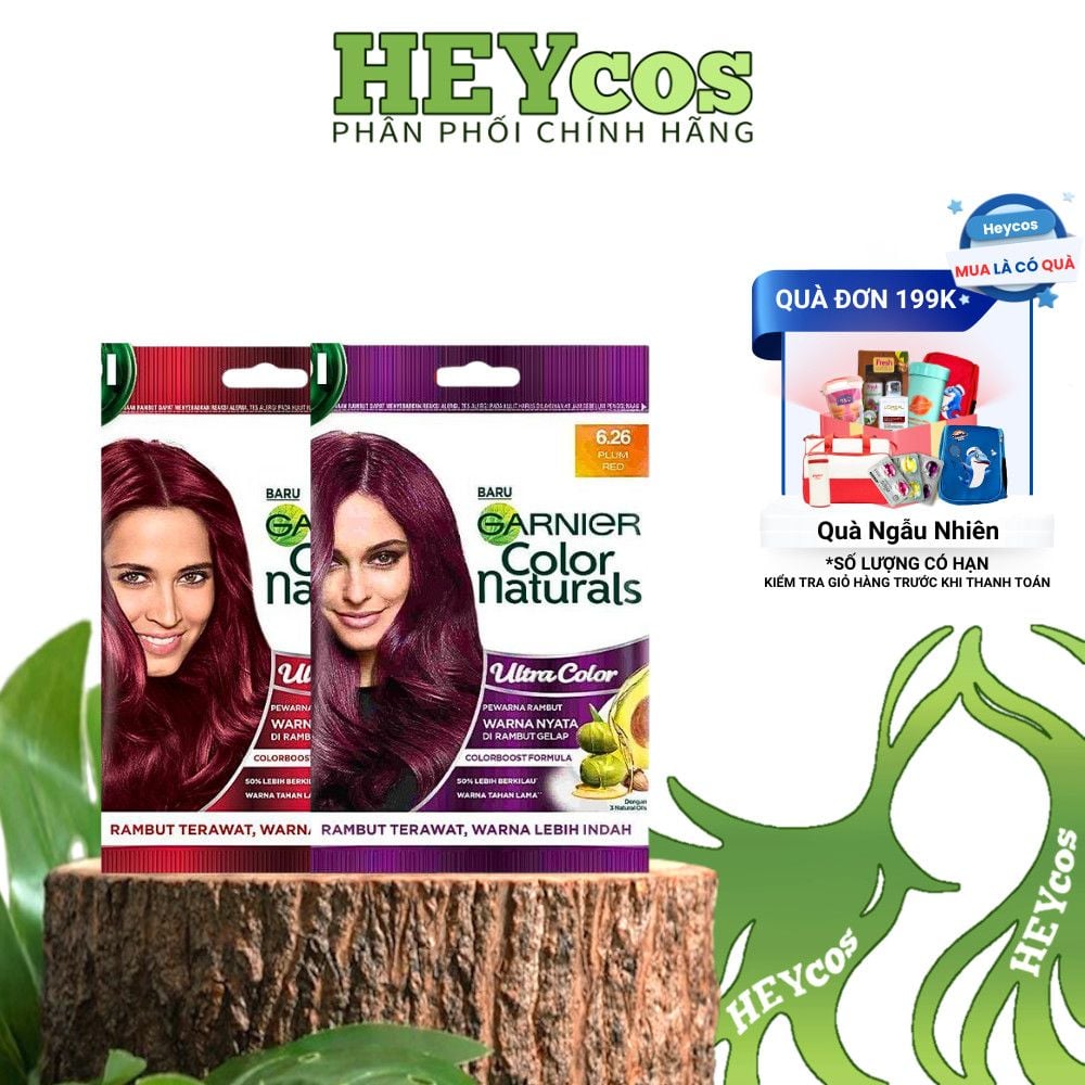 COMBO Kem Nhuộm Tóc Tại Nhà Màu Thời Trang - Garnier Color Naturals Ultra Colors -  Màu Nhuộm Thời Trang