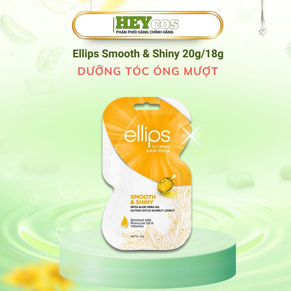  [CHÍNH HÃNG] Kem Ủ Tóc Ellips Vitamin Hair Mask with Pro-Keratin Complex (18g, 20g) 