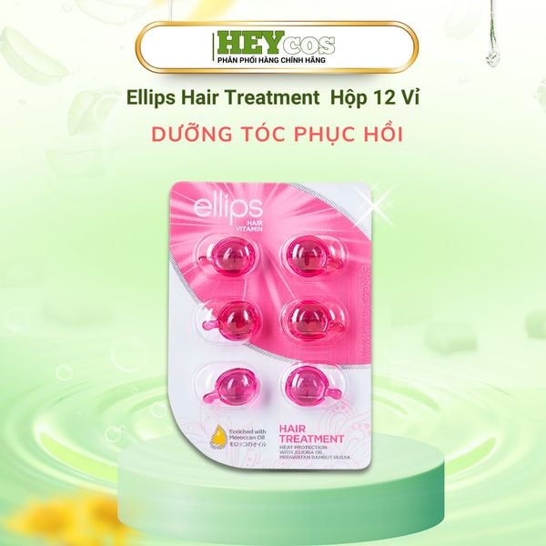  [CHÍNH HÃNG] Hộp 12 Vỉ (72 Viên) Tinh Dầu Dưỡng Tóc Ellips Đa Vitamin Nuôi Dưỡng Tóc 