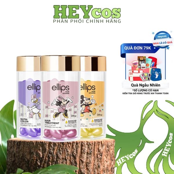  [TẶNG 2 VIÊN SERUM] (Hộp 30 Viên) Serum Dưỡng Tóc Ellips Hair Vitamin 
