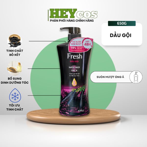  Dầu Gội Fresh Ngừa Rụng Tóc/Suôn Mượt/Mềm Mượt 650 gram| HEYCOS 