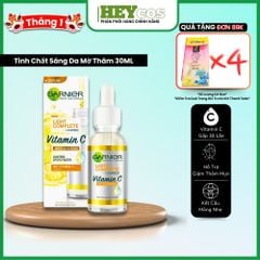 Dưỡng chất ban ngày làm sáng da Vitamin C Garnier Bright Complete Booster Serum 30ml | HEYCOS