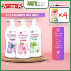 Sữa tắm trắng da hương nước hoa Gervenne 900G/chai (3 mùi)