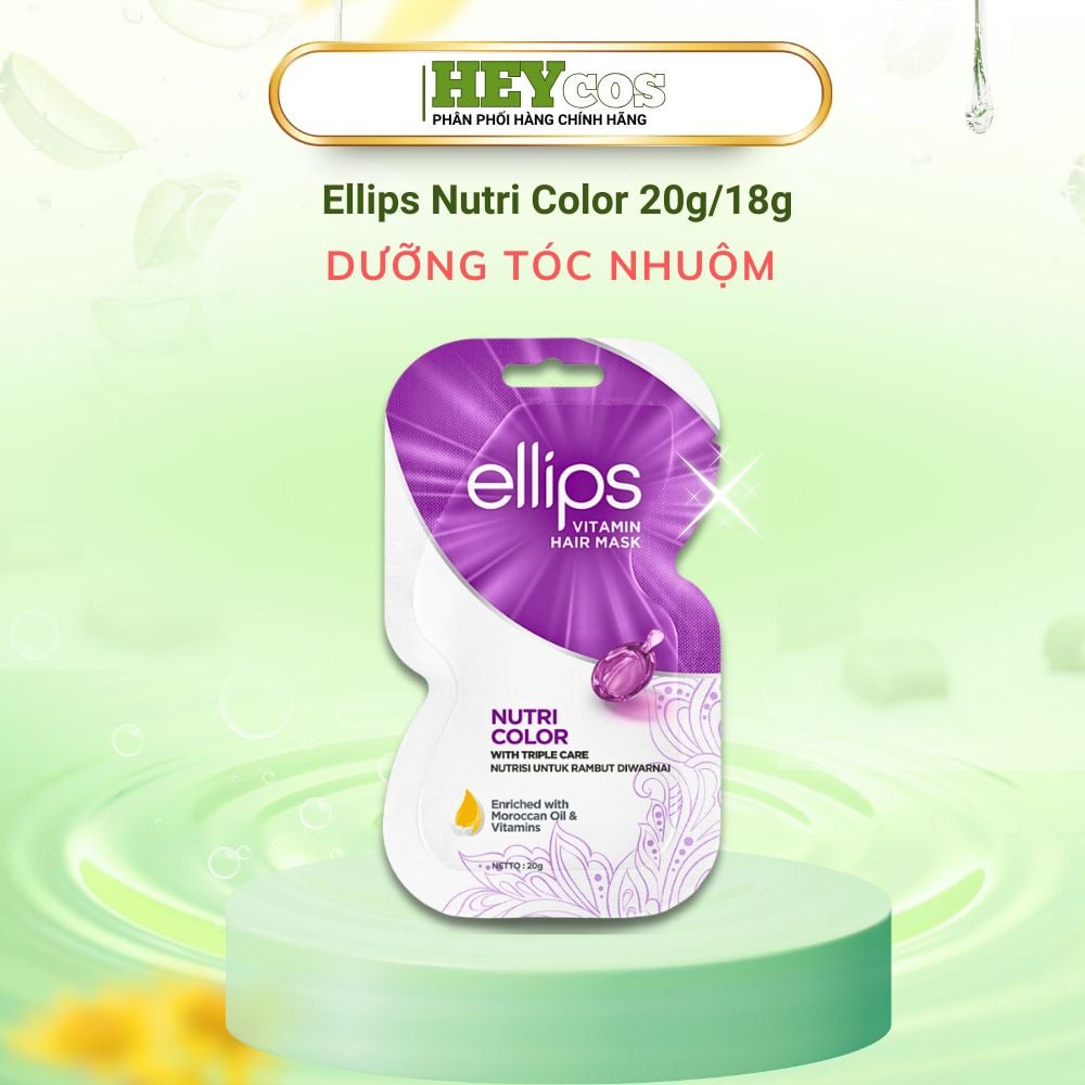  [CHÍNH HÃNG] Kem Ủ Tóc Ellips Vitamin Hair Mask with Pro-Keratin Complex (18g, 20g) 