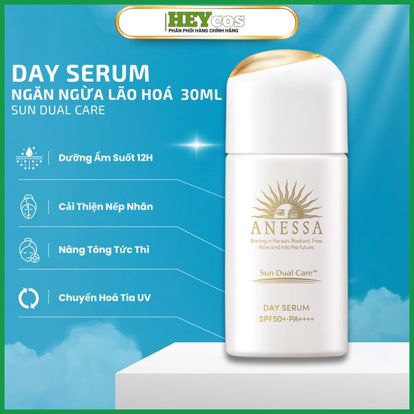  Serum Chống Nắng Dưỡng Da Nâng Tông Anessa Day Serum SPF50+ PA++++ 30ml 