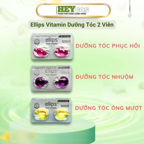  [CHÍNH HÃNG] Ellips Vitamin Dưỡng Tóc 2 Viên 