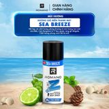  [TĂNG 40% DUNG TÍCH] Xịt khử mùi cho nam ngăn vệt ố vàng Romano Gen Z 182ml 