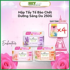 [MỚI] Tẩy tế bào chết dưỡng sáng da thiên nhiên Pháp Enchanteur Naturelle với Hạt quả mơ, Muối hồng & Mật ong 250g