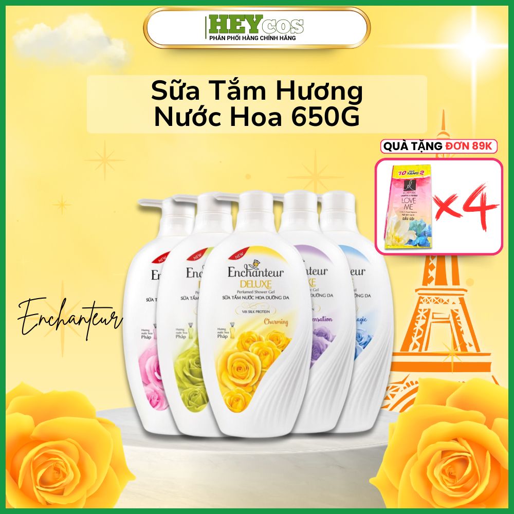 Sữa Tắm Nước Hoa Enchanteur 650g| HEYCOS