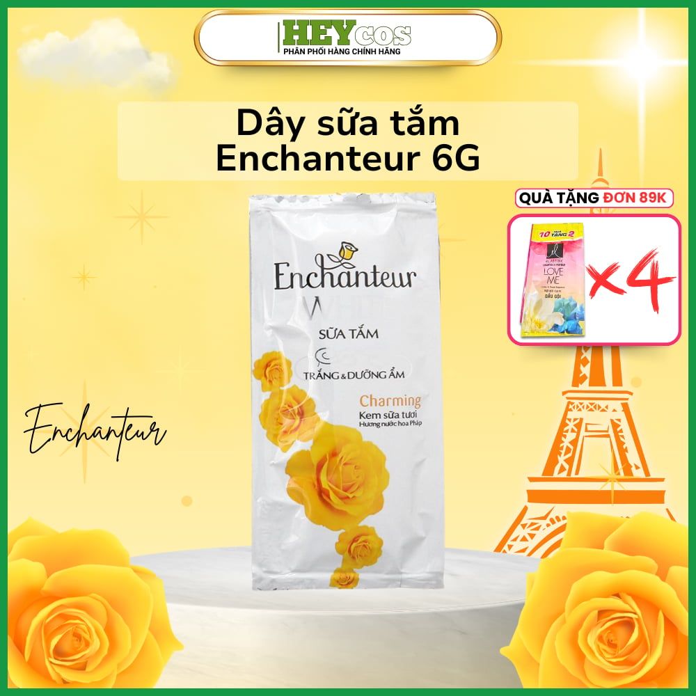 Dây sữa tắm Enchanteur 6g ( Mùi tùy chọn) (chính hãng) | HEYCOS